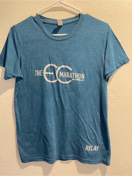 Scheels Other - The OC Marathon Relay Scheels Graphic T-Shirt Blue Teal Size Small Tri-Blend